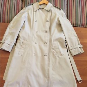 Size 14 vintage London Fog trench coat